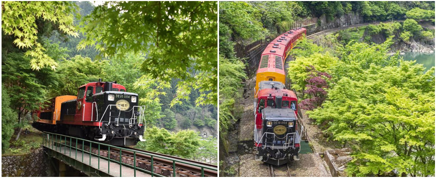 羅曼蒂克小火車★嵯峨野龜岡小火車